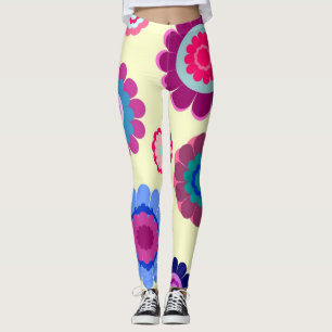 Comfy Hipster Leggings Retro 60