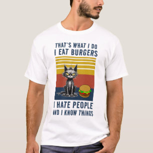 Comí una camiseta de hamburguesas
