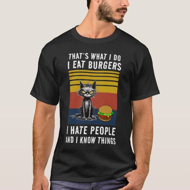 Comí una camiseta de hamburguesas (Anverso)