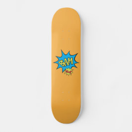 Comic Book "Bam" Balloon Skateboard Decks
