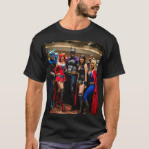 : "Comic Con Crew: Camiseta Gráfica De Grupo Mascu