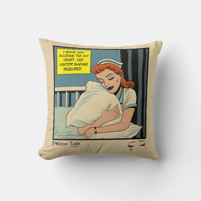 Cómic de Romance Retro: Almohada de Charla en la A (Anverso)
