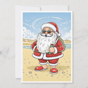Cómic gracioso Papá Noel Feliz Navidad