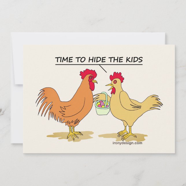 Cómic Personalizado de la cacería de huevos de pas (Anverso)