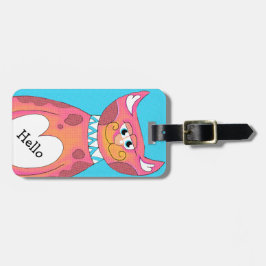 Comical Kitty Personalizado Lumaletas Etiqueta