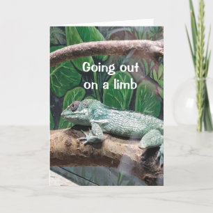 COMICAL LIZARD DICE "TÚ ERES 60" TARJETA DE CUMPLE