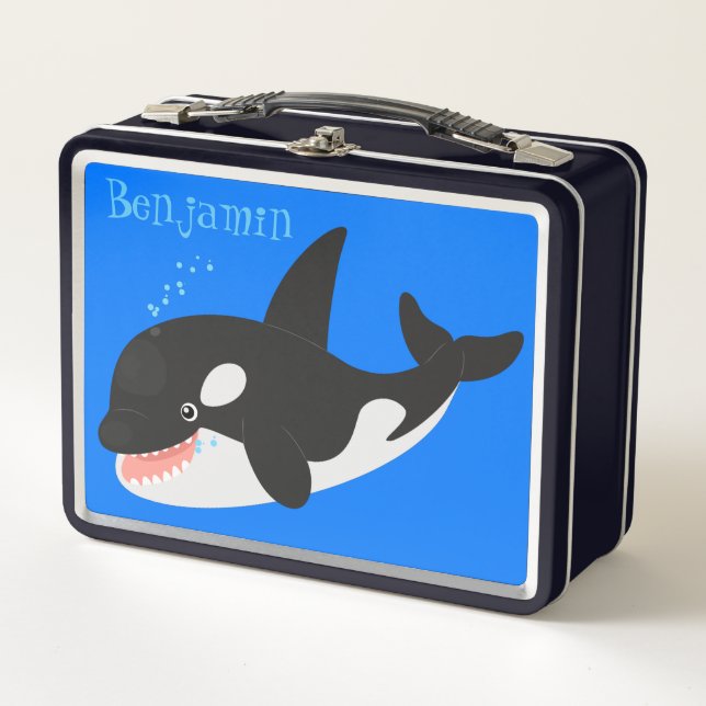 Cómico asesino ballena orca personalizado lindo il (Anverso)