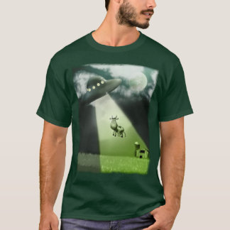 Cómico Camiseta De Secuestro De Vacas De OVNI