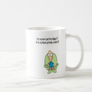 Cómico gracioso taza de café
