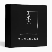 Cómico juego de Hangman en White Chalk contra el h