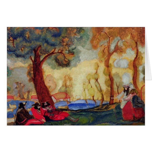 Cómicos judíos que descansan, los años 10 (Anverso (Horizontal))