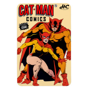 Cómics de CAT-MAN Imán Retro