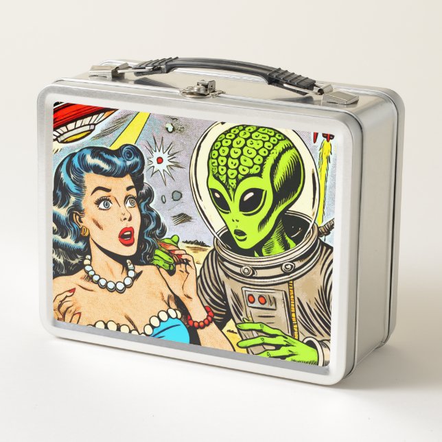 Cómics de ciencia ficción retro para extranjeros (Anverso)