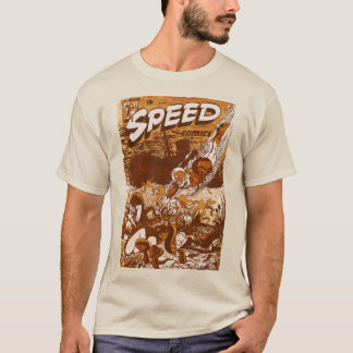Cómics de SPEED Camiseta Brown