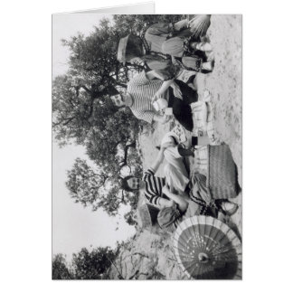 Comida campestre de Edwardian de la fotografía del