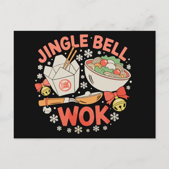 Comida China Jingle Bell Wok Navidad Xmas (Anverso)