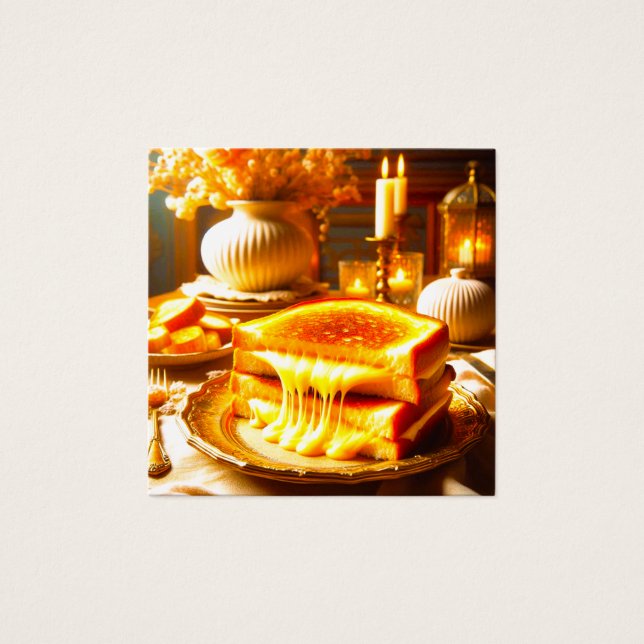 Comida de confort a la luz de las velas: sándwich  (Anverso)