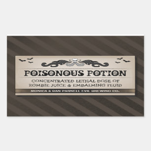 Comida de fiesta de Halloween o etiqueta de bebida