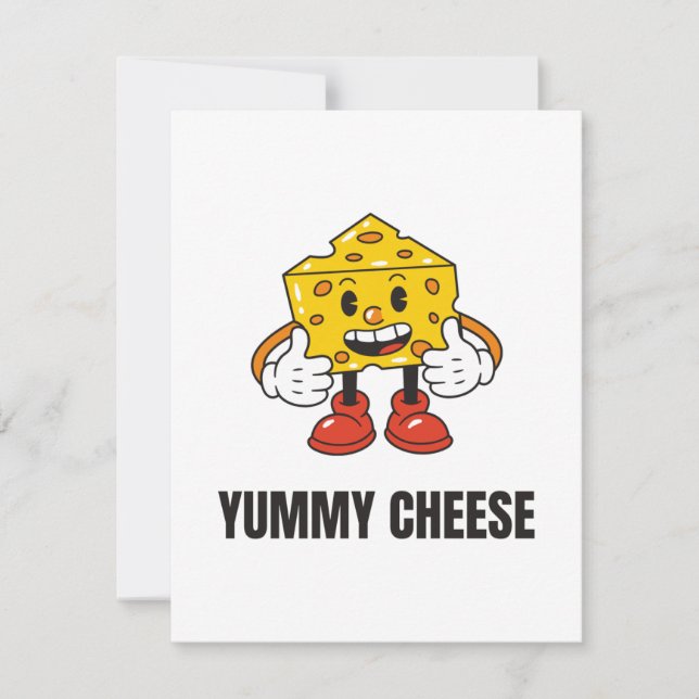 Comida de queso Kawaii Face (Anverso)