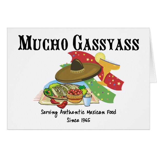 Comida del mexicano de Mucho Gassyass (Anverso (Horizontal))