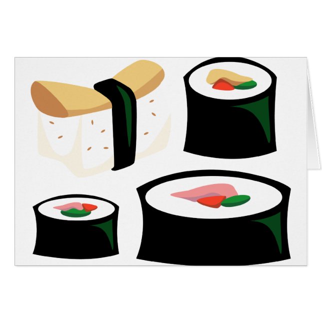 Comida deliciosa - sushi (Anverso (Horizontal))