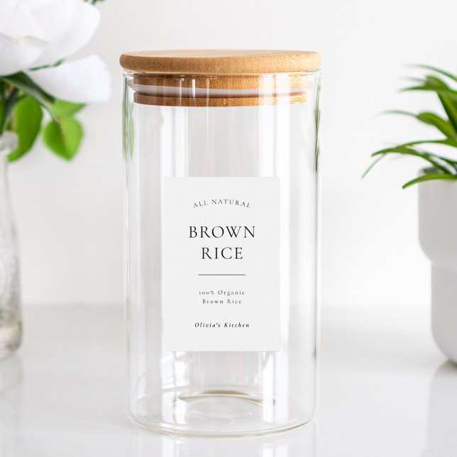 Comida Etiqueta de alimentos para despensa moderna (Subido por el creador)