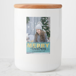 Comida Etiqueta de alimentos para la foto de Navidad de B