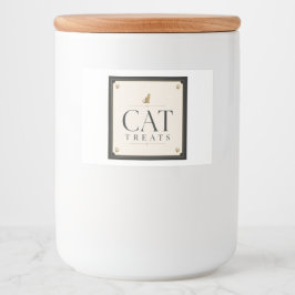 Comida Etiqueta de Almacenamiento de Golosinas para Gatos