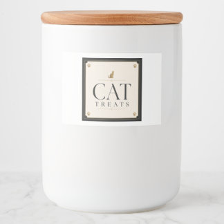 Comida Etiqueta de Almacenamiento de Golosinas para Gatos