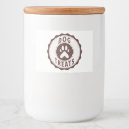 Comida Etiqueta de Almacenamiento de Golosinas para Perro