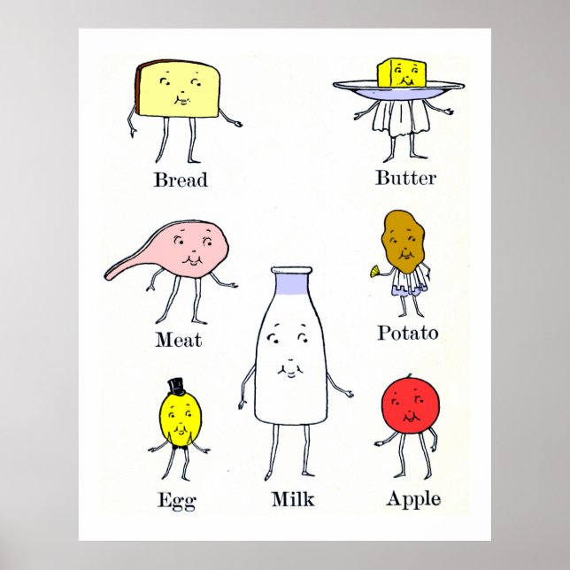 Comida favorita arte de cocina vintage (Frente)