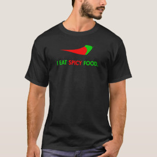 Comida picante - camiseta oscura