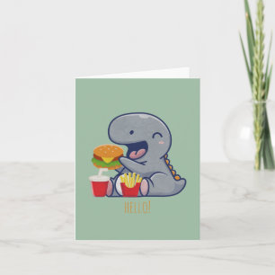 Comida rápida de dinosaurios con sabor a personali