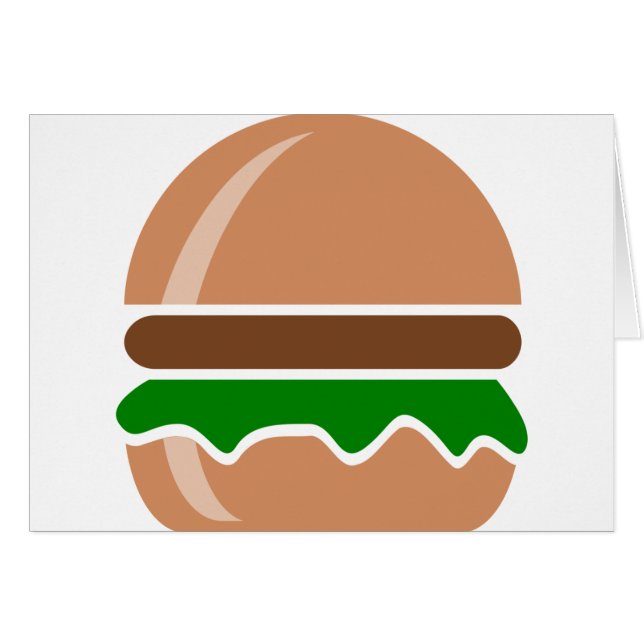 Comida rápida hamburguesa un sándwich (Anverso (Horizontal))