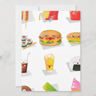 comida rápida kawaii