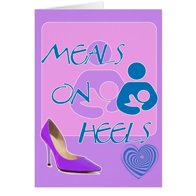 ¡Comidas en los talones! Diseño de amamantamiento (Frente)