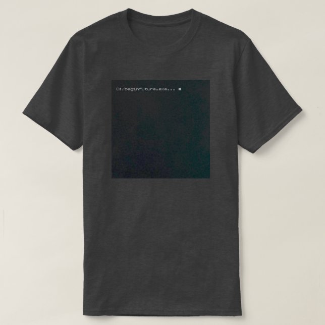 Comience la camisa futura (Diseño del anverso)