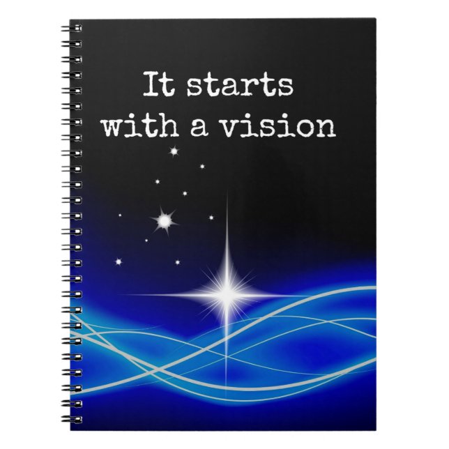 Comienza con un cuaderno de Vision (Frente)