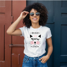 Comienza el Día con un Maullido, Hashtag Camiseta