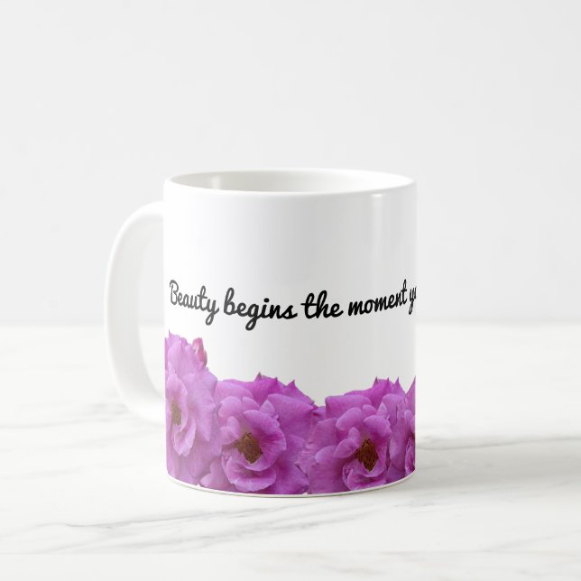 Comienza la belleza - Inspiradora jarra floral (Anverso izquierdo)