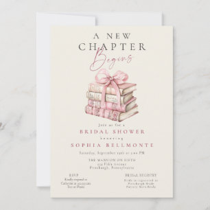 Comienza un nuevo capítulo Invitación para baby sh