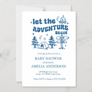 comienzan las aventuras invitaciones para baby sho