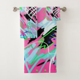 Comienzo de la impresión abstracta en flor