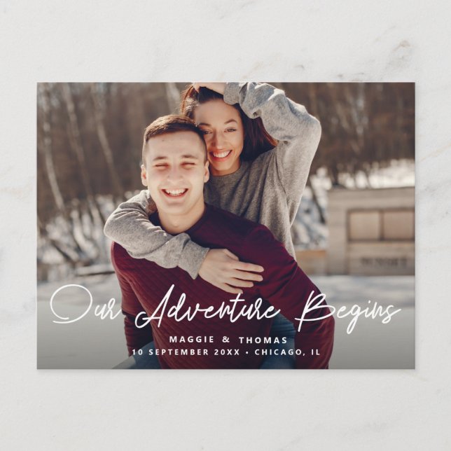 COMIENZOS DE AVENTURA | guardar la postal de fecha (Anverso)