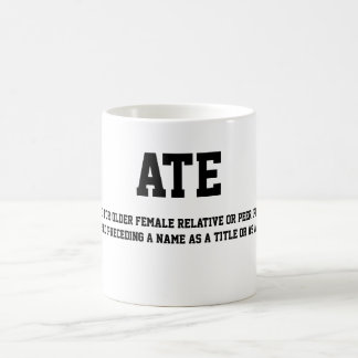 COMIÓ la taza de café