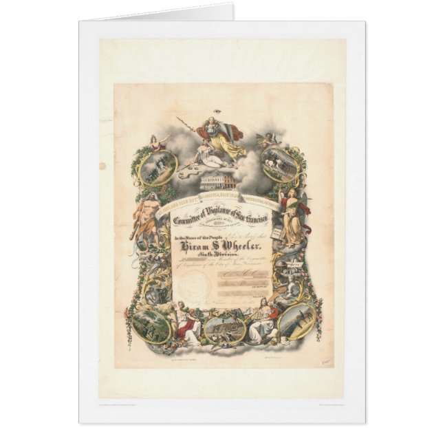 Comité de la vigilancia de San Francisco (1825A) (Frente)