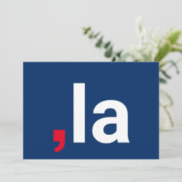 Comma La kamala pronunciación divertida azul rojo 