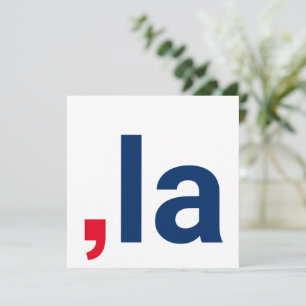 Comma La kamala pronunciación graciosa tarjeta pat