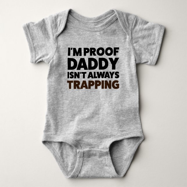Cómnito bebé atrapando camiseta de Jersey Bodysuit (Anverso)
