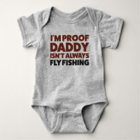 Cómnito bebé mosca Pesca camiseta de Jersey Bodysu